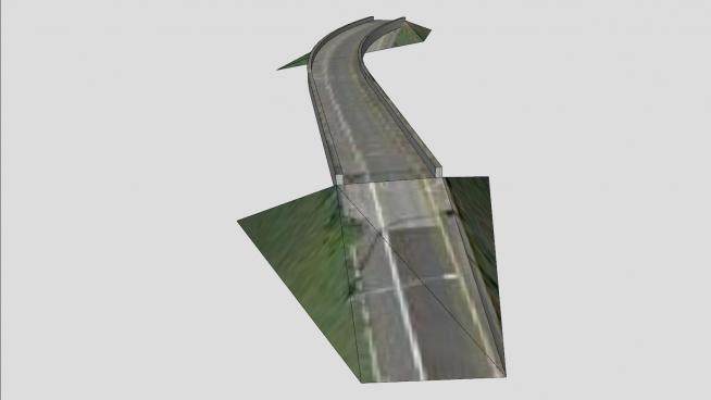 温哥华的弧形立交桥SU模型下载_sketchup草图大师SKP模型