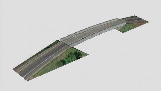 高架公路桥SU模型下载_sketchup草图大师SKP模型