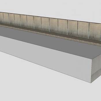 护栏天桥SU模型下载_sketchup草图大师SKP模型