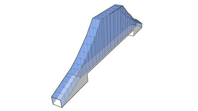经典玻璃桥SU模型下载_sketchup草图大师SKP模型