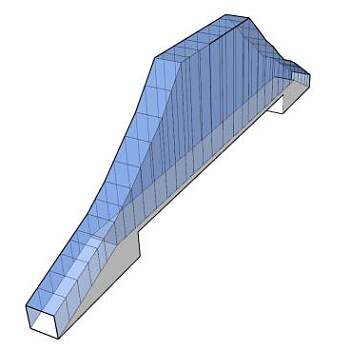 经典玻璃桥SU模型下载_sketchup草图大师SKP模型