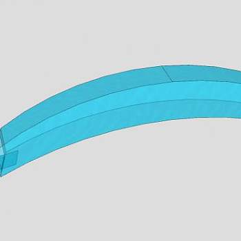 玻璃拱桥SU模型下载_sketchup草图大师SKP模型