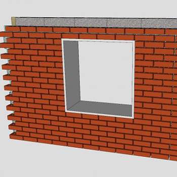 墙剖面图SU模型下载_sketchup草图大师SKP模型