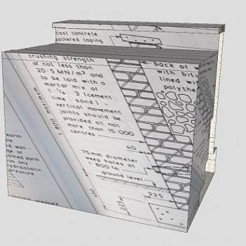 围壁外观设计SU模型下载_sketchup草图大师SKP模型