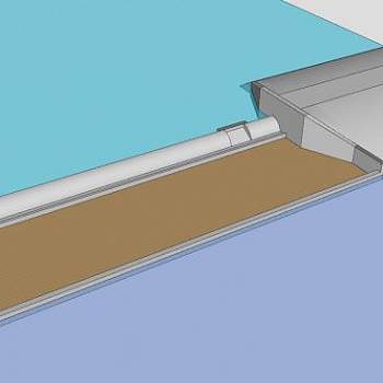 密西西比河沿岸的水力发电SU模型下载_sketchup草图大师SKP模型