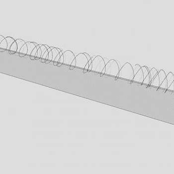 刀片刺网护栏SU模型下载_sketchup草图大师SKP模型