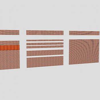 柯尔顿屏幕墙SU模型下载_sketchup草图大师SKP模型