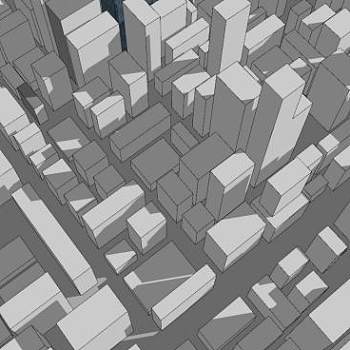 城市建筑规划SU模型下载_sketchup草图大师SKP模型