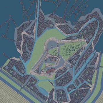 大都市城市建筑SU模型下载_sketchup草图大师SKP模型