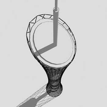 广州电视塔SU模型下载_sketchup草图大师SKP模型