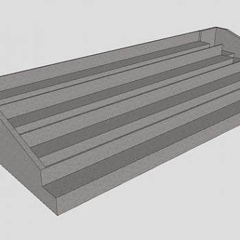 小型比赛看台SU模型下载_sketchup草图大师SKP模型