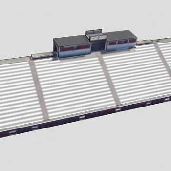 中型露天比赛看台SU模型下载_sketchup草图大师SKP模型