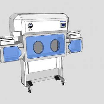 实验室无菌隔离器机器设备SU模型_su模型下载 草图大师模型_SKP模型