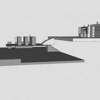 凯洛格社区学院法律图书馆建筑SU模型下载_sketchup草图大师SKP模型