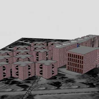 艾哈迈达巴德城市中心SU模型下载_sketchup草图大师SKP模型