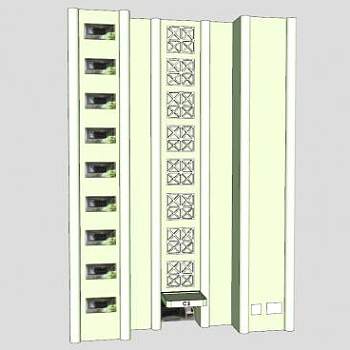 住宅小区建设大楼SU模型下载_sketchup草图大师SKP模型