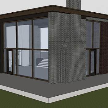 日本房子建筑SU模型下载_sketchup草图大师SKP模型