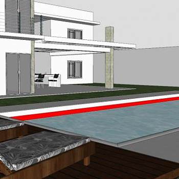 现代大厦建筑别墅SU模型下载_sketchup草图大师SKP模型