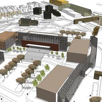 里维尔马烹饪学院建筑SU模型下载_sketchup草图大师SKP模型