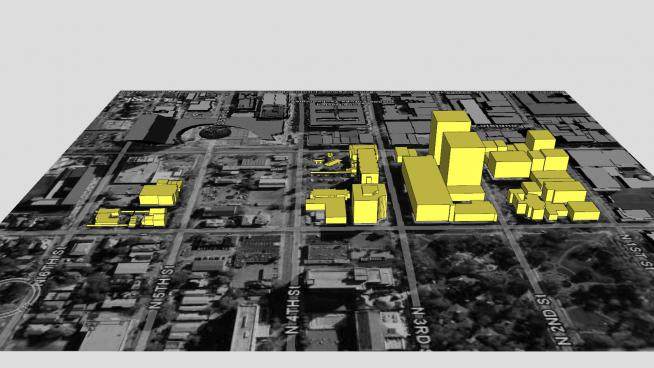 城市外观建筑SU模型下载_sketchup草图大师SKP模型