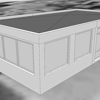 格鲁齐亚德兹卡商业街SU模型下载_sketchup草图大师SKP模型