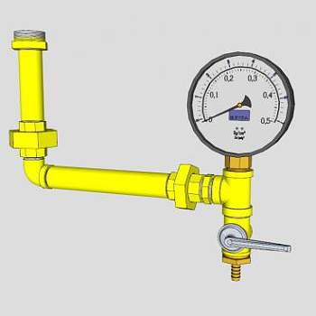 煤气管道阀门表SU模型_su模型下载 草图大师模型_SKP模型