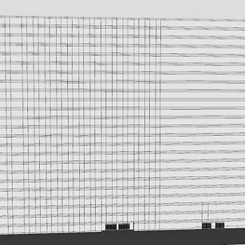 大型摩天办公楼建筑SU模型下载_sketchup草图大师SKP模型