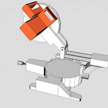 木工师傅的电锯SU模型_su模型下载 草图大师模型_SKP模型