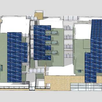 科罗拉多法院房子建筑SU模型下载_sketchup草图大师SKP模型