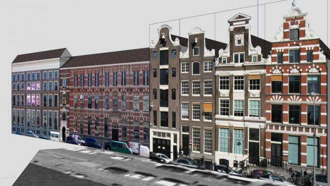阿姆斯特丹市场建筑SU模型下载_sketchup草图大师SKP模型