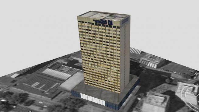 波哥大国际建筑中心SU模型下载_sketchup草图大师SKP模型