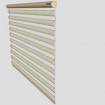 现代室内卷帘设计SU模型下载_sketchup草图大师SKP模型