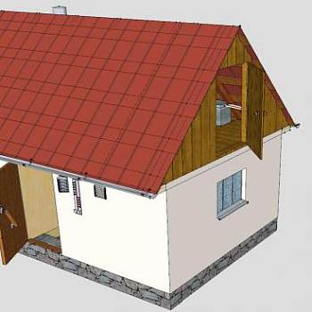 现代桑拿房子SU模型下载_sketchup草图大师SKP模型