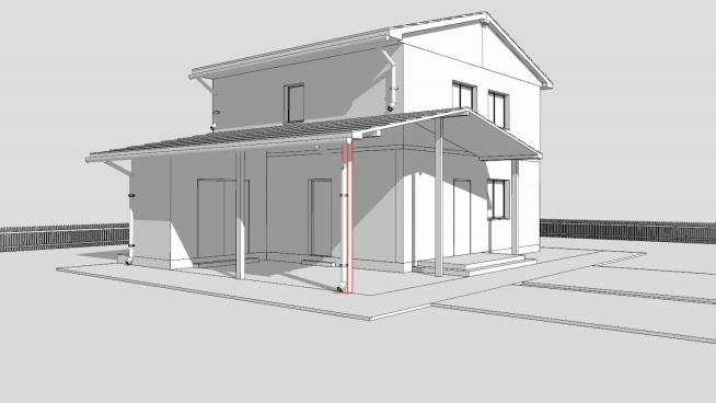小型建筑小房子SU模型下载_sketchup草图大师SKP模型