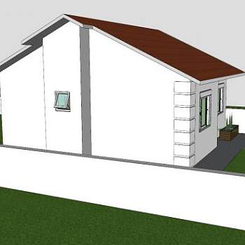 标准房子住宅SU模型下载_sketchup草图大师SKP模型