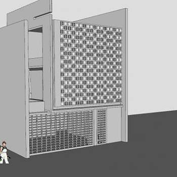 现代白色房子住宅SU模型下载_sketchup草图大师SKP模型