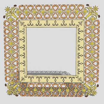 现代镂空雕花挂画相框SU模型下载_sketchup草图大师SKP模型