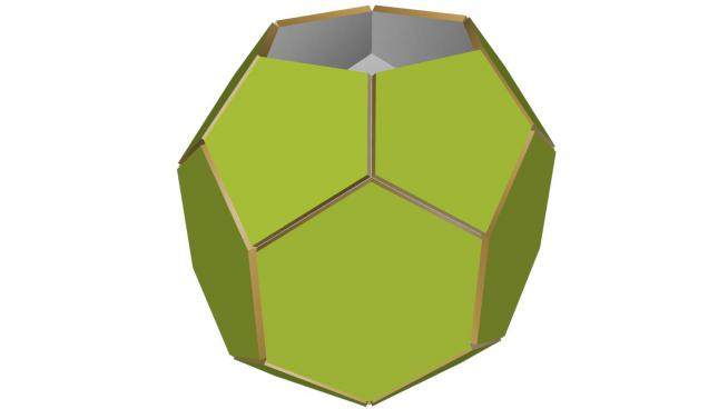 淡绿色几何艺术花瓶SU模型下载_sketchup草图大师SKP模型