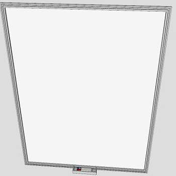壁式书写白板SU模型下载_sketchup草图大师SKP模型
