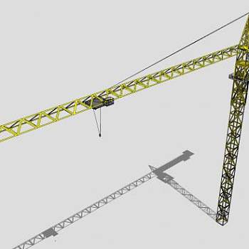 塔式起重机SU模型_su模型下载 草图大师模型_SKP模型