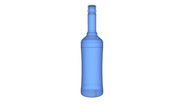 透明玻璃瓶SU模型下载_sketchup草图大师SKP模型