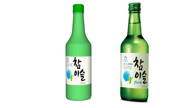 韩国烧酒酒水系列SU模型下载_sketchup草图大师SKP模型