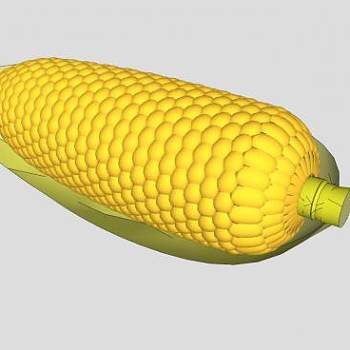 带叶的玉米SU模型下载_sketchup草图大师SKP模型