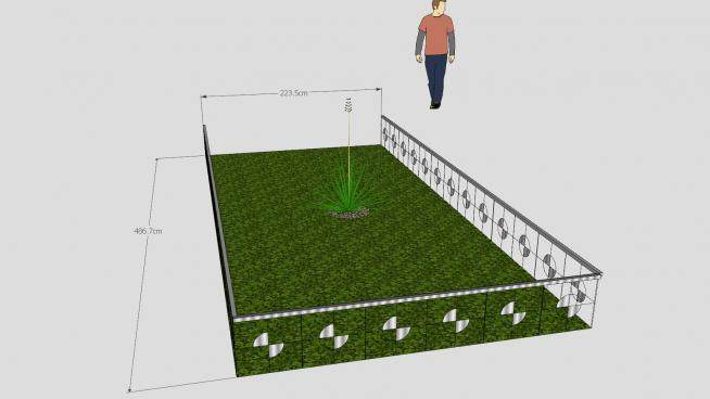 园艺绿地植物SU模型下载_sketchup草图大师SKP模型
