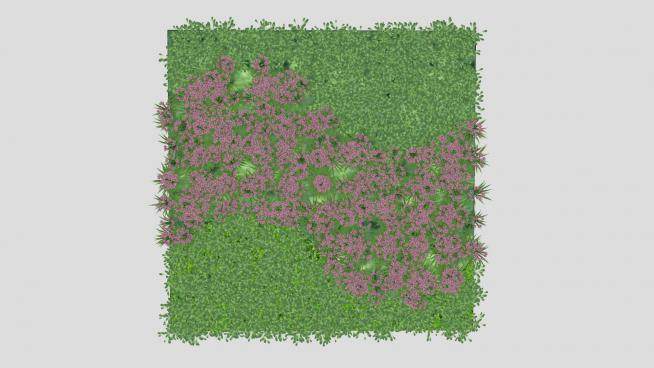 植物绿墙设计SU模型下载_sketchup草图大师SKP模型