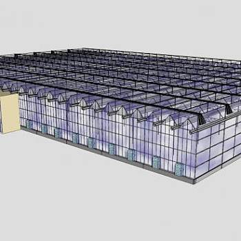 温室大棚SU模型下载_sketchup草图大师SKP模型