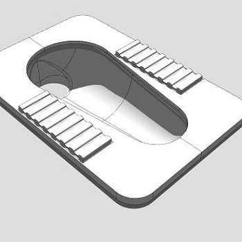 家用公共蹲厕SU模型下载_sketchup草图大师SKP模型