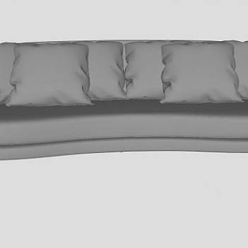 现代布艺沙发SU模型下载_sketchup草图大师SKP模型