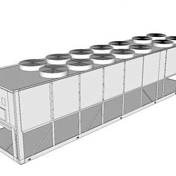 冷水机组SU模型打包（制冷机）_su模型下载 草图大师模型_SKP模型