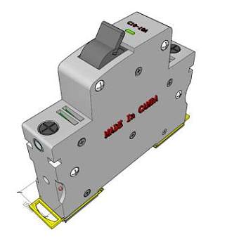 10A断路器SU模型_su模型下载 草图大师模型_SKP模型